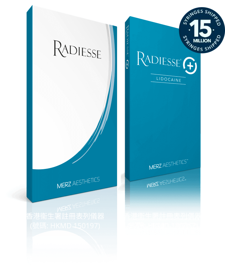RADIESSE®膠原彈力針是多重功效的膠原針，能激活膠原再生，促進膠原蛋白及彈力蛋白生長